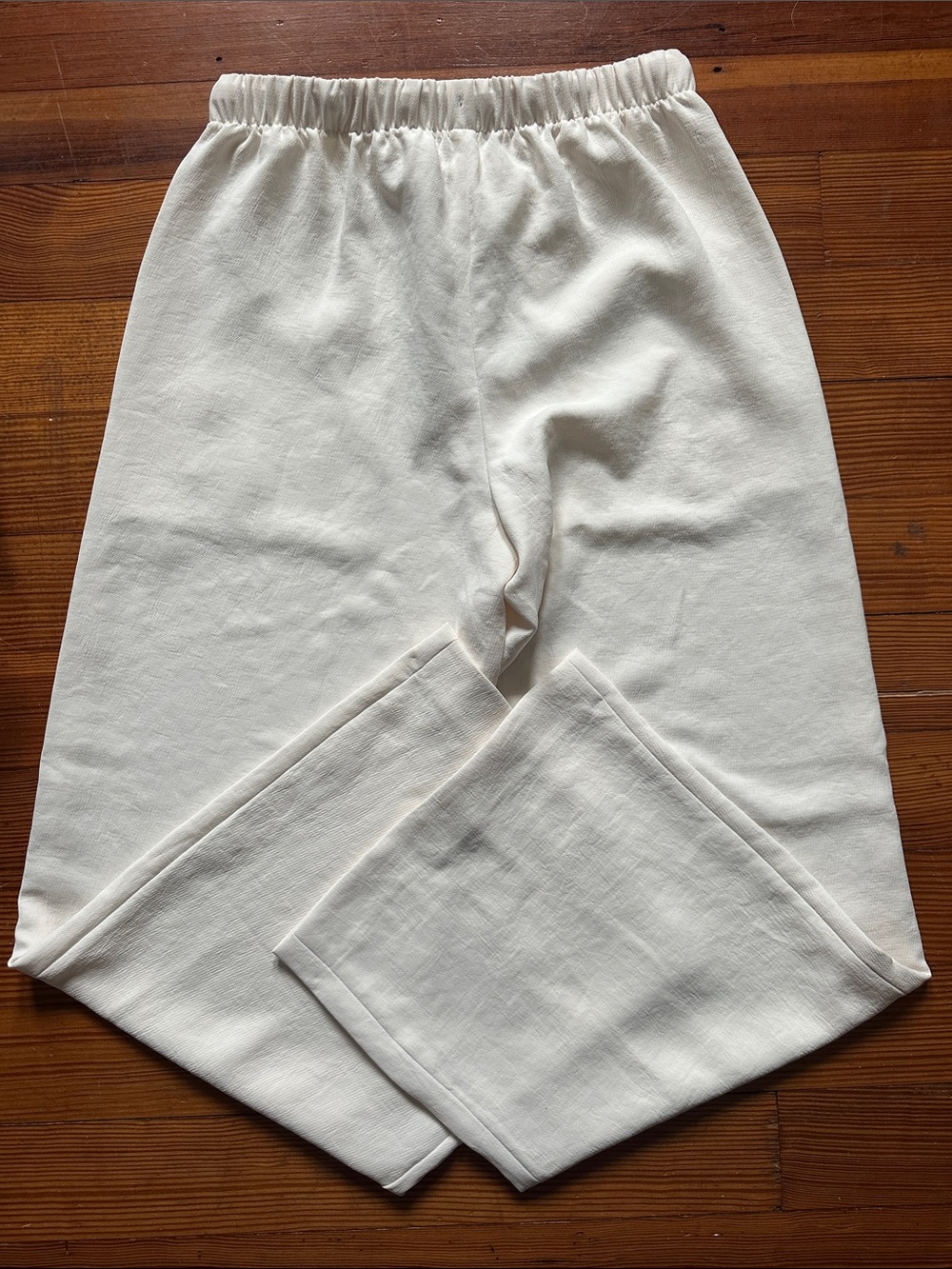 Aritzia Wilfred Soft Cream Elastic-Waist Pants - Picture 4 of 4